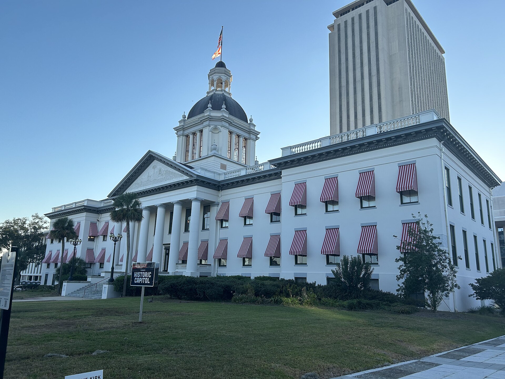The Old Florida Capitol building in Tallahassee, Florida